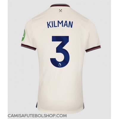 Camisa de time de futebol West Ham United Max Kilman #3 Replicas 2º Equipamento 2025-26 Manga Curta Camisa de time de futebol West Ham United Max Kilman #3 Replicas 2º Equipamento 2025-26 Manga Curta